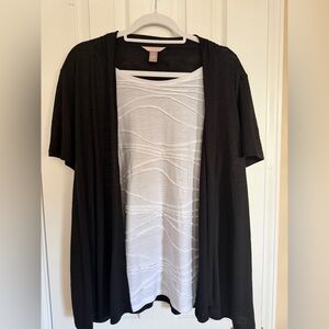 White Stag Black and White Top